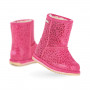 EMU BRUMBY WATERPROOF PINK LEOPARD MERINO WOOL BOOTS