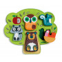 DJECO WOODEN AND FELT PUZZLE OSKI