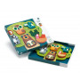 DJECO WOODEN AND FELT PUZZLE OSKI