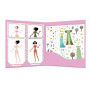 DJECO PAPER DOLLS AND STICKERS DRESSES THROUGH THE SEASON