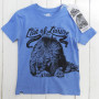 Lion of Leisure lion tshirt BLUE