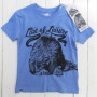 Lion of Leisure lion tshirt Blue