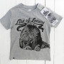 Lion of Leisure lion tshirt Grey