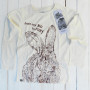 Lion of Leisure bunny l/s OFF WHITE