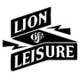 Lion of Leisure elephant and bird tshirt BLUE