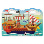 MELISSA & DOUG REUSABLE PUFFY STICKER PLAY SET PIRATE