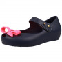  MINI MELISSA ULTRAGIRL NAVY WITH HOT PINK BOW