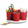 MINI BUCKET TURNTABLE red