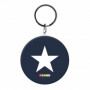 PENNY SCALLAN BUTTON BAG TAG  navy Star 