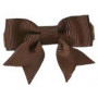 Brown HAIR CLIP EMILY BABY BOW PINCH CLIP