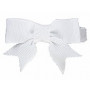 White HAIR CLIP EMILY BABY BOW PINCH CLIP