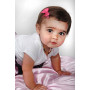 Shocking Pink HAIR CLIP EMILY BABY BOW PINCH CLIP