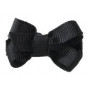 Black Mini Baby Bow Mini Hair Clip 