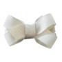 Cream Blue Mini Baby Bow Mini Hair Clip 