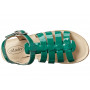 OLD SOLES SAFARI SANDAL TEAL PATENT