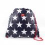 PENNY SCALLAN DRAWSTRING BAG  Navy star 