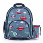 PENNY SCALLAN BACKPACK LARGE Front view Space Monkeys 
