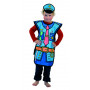 VILLA CARTON POLICE COLOURING COSTUME 