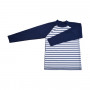 MINI SANDCRABS LS RASHIE STRIPE NAVY