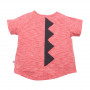 FOX AND FINCH DENVER ROARSOME RED MARL TEE 