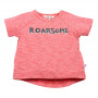 FOX AND FINCH DENVER ROARSOME RED MARL TEE 