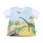 FOX AND FINCH DENVER DINOSAURS GRAPHIC WHITE TEE 