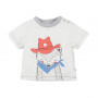 FOX AND FINCH BABY SALTY MARL TUCSON COWBOY FOX TEE