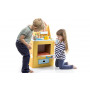 KROOOM KITCHEN PLAYSET PRINTED CARDBOARD AND WOODEN ACCESSORIES