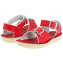 SALTWATER SUN-SAN SURFER RED SANDALS