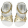 SALTWATER SUN-SAN SWEETHEART GOLD SANDALS