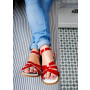 SALTWATER SANDALS ADULTS SHINY CANDY RED ORIGINAL