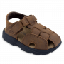 SALTWATER CRAZY HORSE BROWN SANDALS