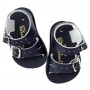 SALTWATER SUN-SAN SEA WEES NAVY BABY SANDALS