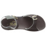 SALTWATER SUN-SAN SURFER BROWN SANDALS 