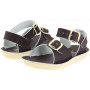 SALTWATER SUN-SAN SURFER BROWN SANDALS 