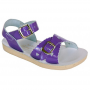 SALTWATER SUN-SAN SWEETHEART PURPLE SANDALS