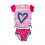 MINI SANDCRABS RASHIE + BIKINI PANT SET LOVE DESIRE