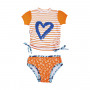 MINI SANDCRABS RASHIE + BIKINI PANT SET LOVE POPSICLE 