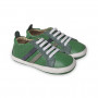 OLD SOLES PARK SHOE GREEN WITH NAVY GREY SUEDE
