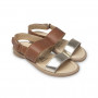 OLD SOLES ISLAND SANDAL GOLD & TAN