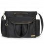 SKIP HOP CHELSEA DOWNTOWN CHIC DIAPER SATCHEL BAG BLACK