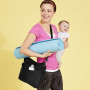 SKIP HOP DUET 2 IN 1 DIAPER TOTE BLACK