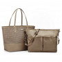 SKIP HOP DUET 2 IN 1 DIAPER TOTE TAUPE