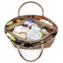 SKIP HOP DUET 2 IN 1 DIAPER TOTE TAUPE