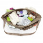 SKIP HOP DUET 2 IN 1 DIAPER TOTE TAUPE