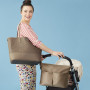 SKIP HOP DUET 2 IN 1 DIAPER TOTE TAUPE