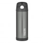 THERMOS DRINK BOTTLE FUNTAINER 455ml CHARCOAL