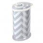 UBBI DIAPER BIN GREY CHEVRON LIMITED EDITION 