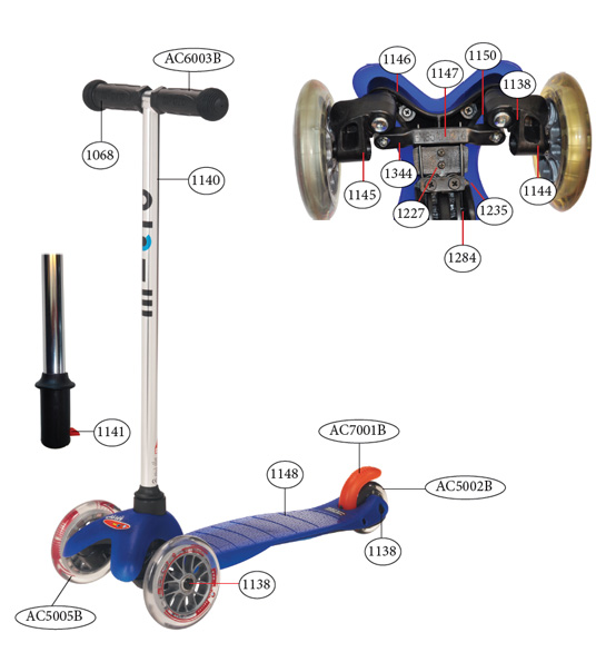 Mini Micro Parts Diagram